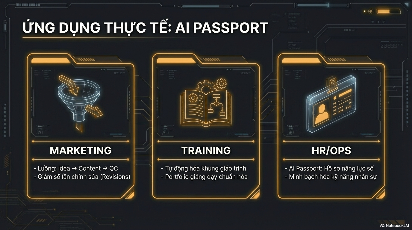 Giao diện AI Passport quản lý đầu ra AI
